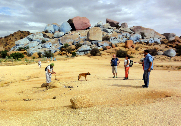 TDS Voyage - Tourisme équitable et solidaire - Maroc - Tafraoute - Rochers bleus