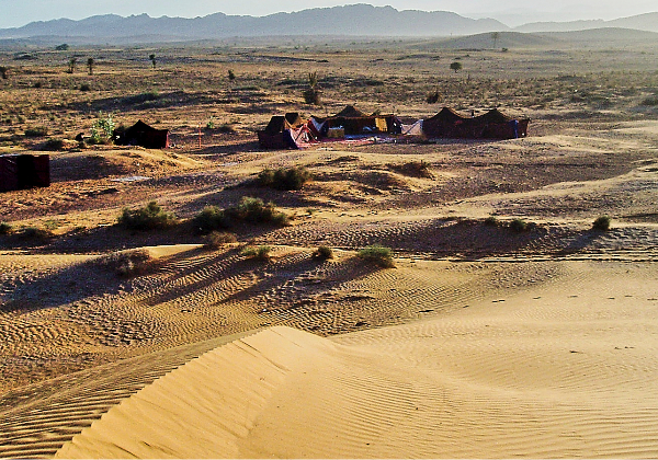 TDS Voyage - Tourisme équitable et solidaire - Maroc - Dunes de Rasmouka - Bivouac