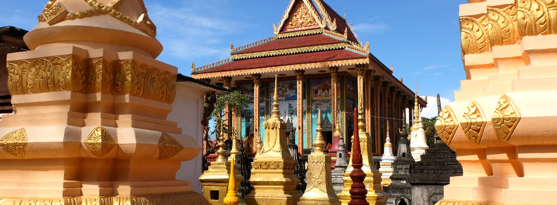 Temple bouddhiste - Voyage solidaire Cambodge