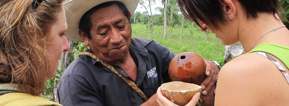 Visite d'une pépinière de cocotiers à San Crisanto - Voyage solidaire Mexique