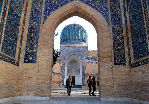 Porte à Samarkand