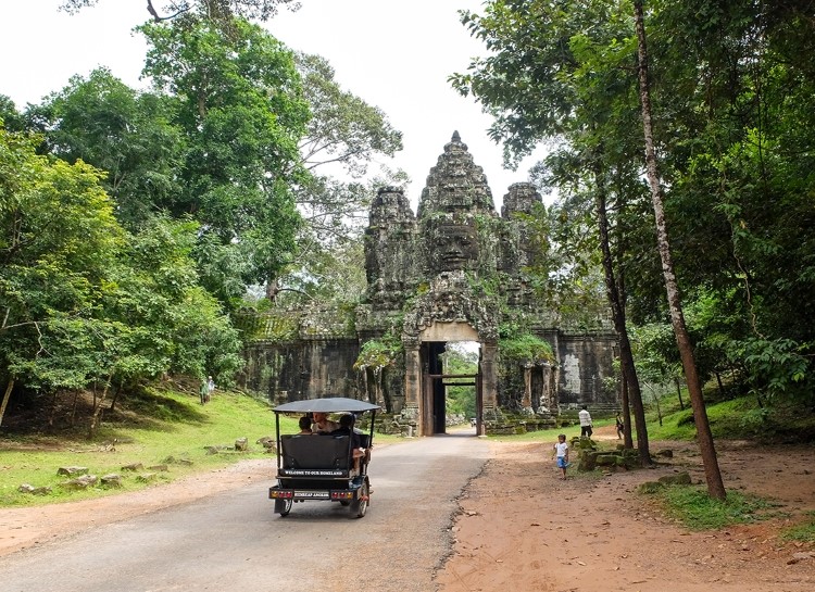 Cambodge Temples Angkor Tuk tuk