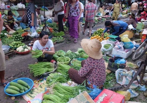 Marché Cambodge TDS Voyage