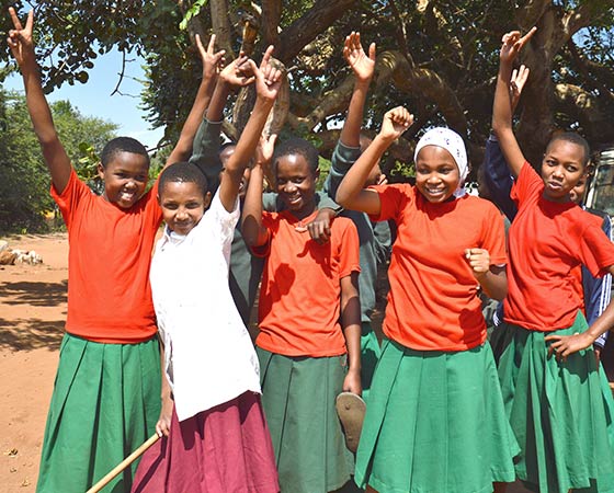 L'école du village d'accueil en Tanzanie