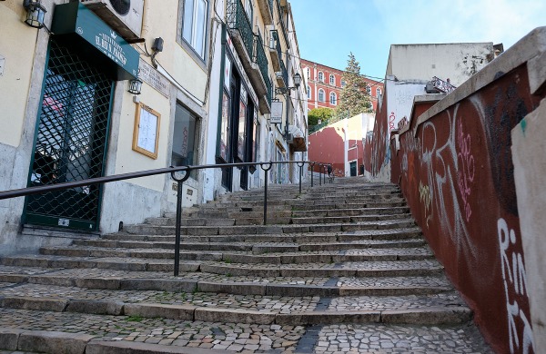 Escaliers à Lisbonne