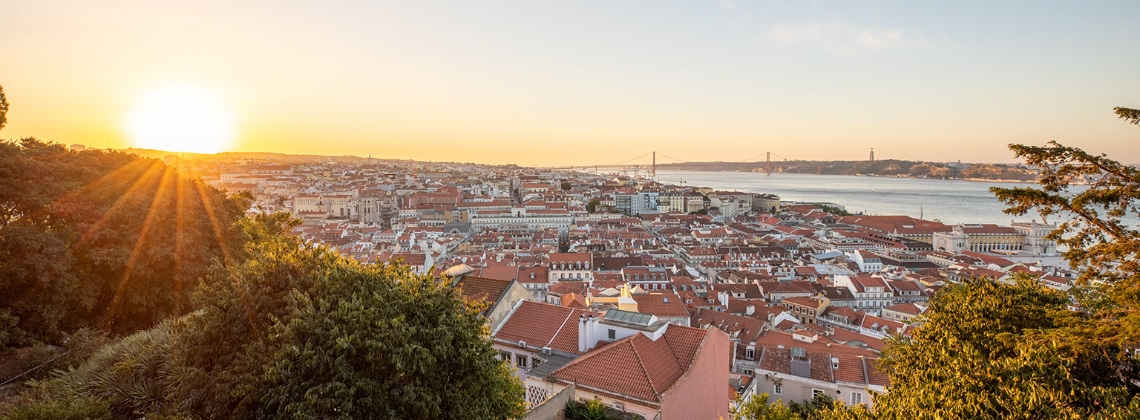 Vue panoramique de Lisbonne