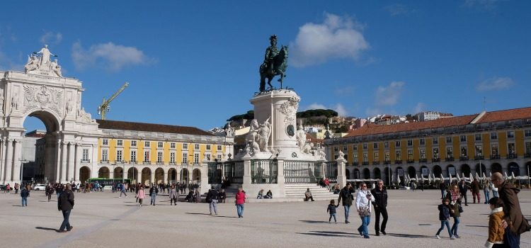 Place du Commerce à Lisbonne