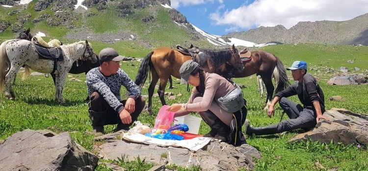 Campement dans la vallée de Suussamyr - Tourisme équitable