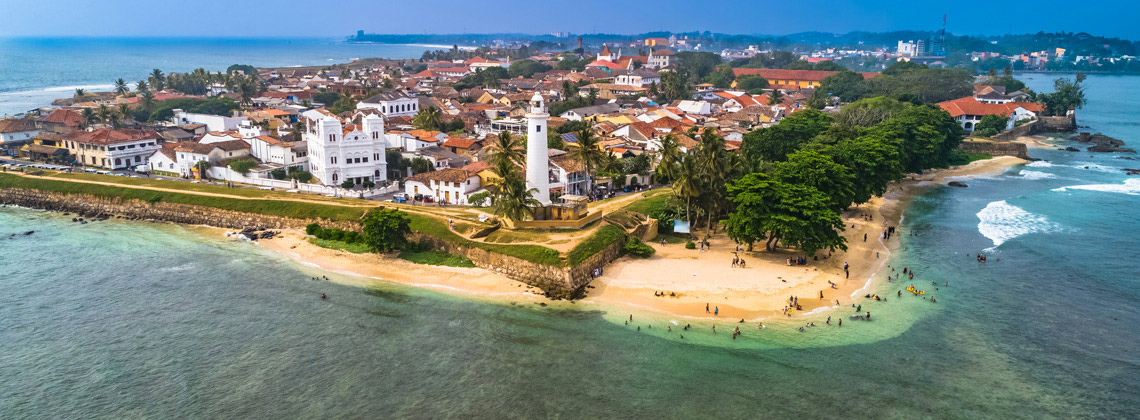 Vue panoramique de Galle - Voyage solidaire Sri Lanka