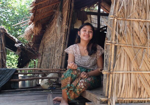 Jeune fille cambodgienne