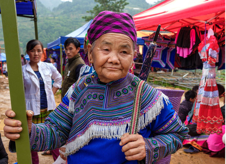 Voyage solidaire Vietnam - Marché ethnique