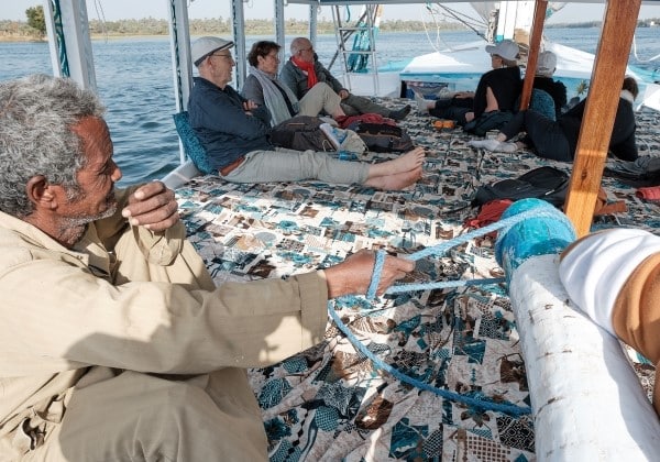 Pont felouque croisière Égypte - TDS Voyage